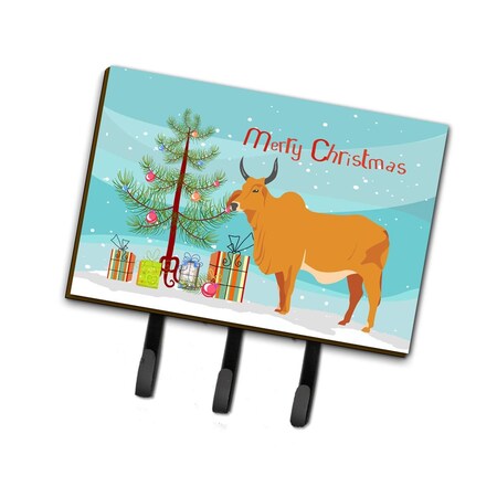 Carolines Treasures Zebu Indicine Cow Christmas Leash or Key Holder BB9192TH68
